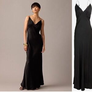 New with tags. Jcrew collection full length v-neck slip dress. Size 12